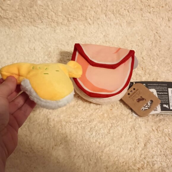 NWT ~ Barking Brunch: Benny's Benedict Dog Toy ~ 5.9" (L) x 4.7" (W) x 3.5" (H) - Picture 13 of 14